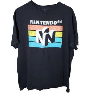 Mens XL Nintendo 64 Vintage Look Graphic T shirt